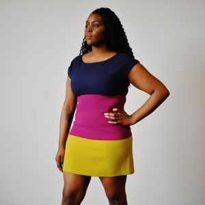 Eliza J Colorblock Dress